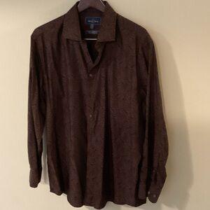 Men's Grafton Burgundy Dress Shirt